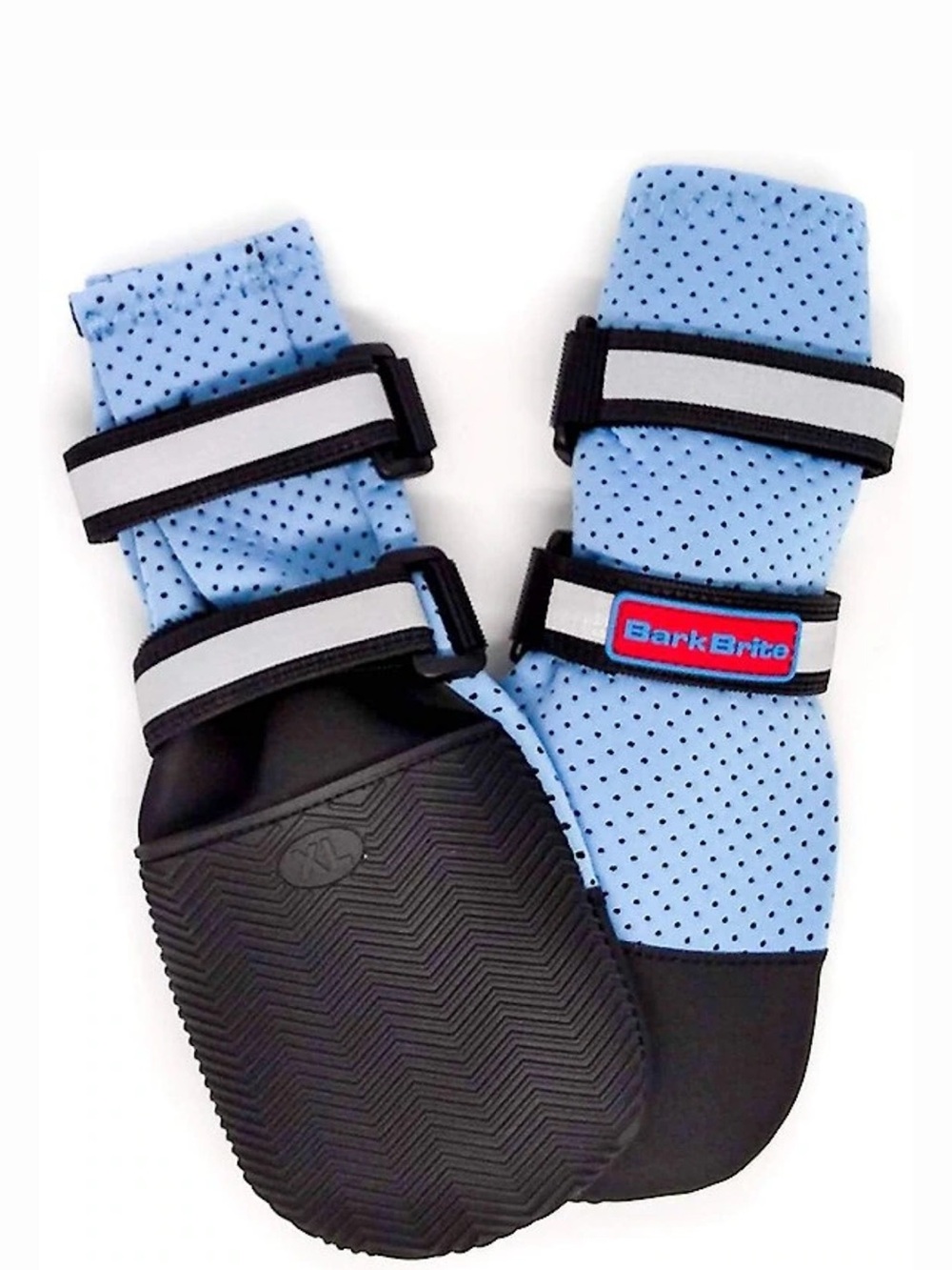NEW Bark Brite Lightweight Neoprene Paw Protector Dog Boots, Blue, Small